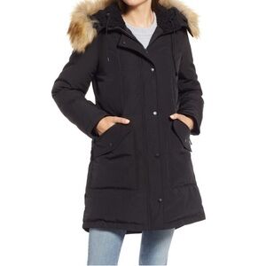 Sam Edelman Black Parka | Size M | So Warm and Chic!! Timeless Style. Like New!